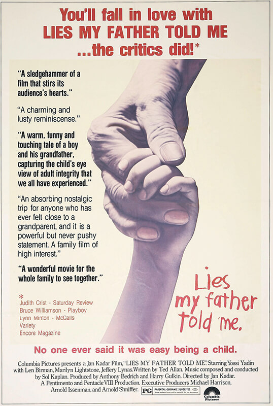 Lies My Father Told Me poster